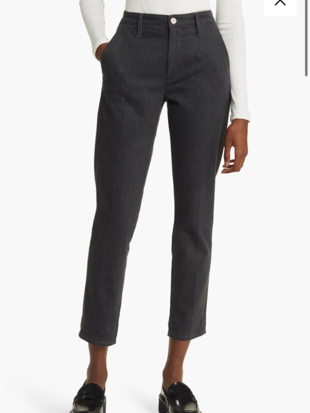 AG Caden High Waist Stretch Crop Slim Straight Leg Jeans